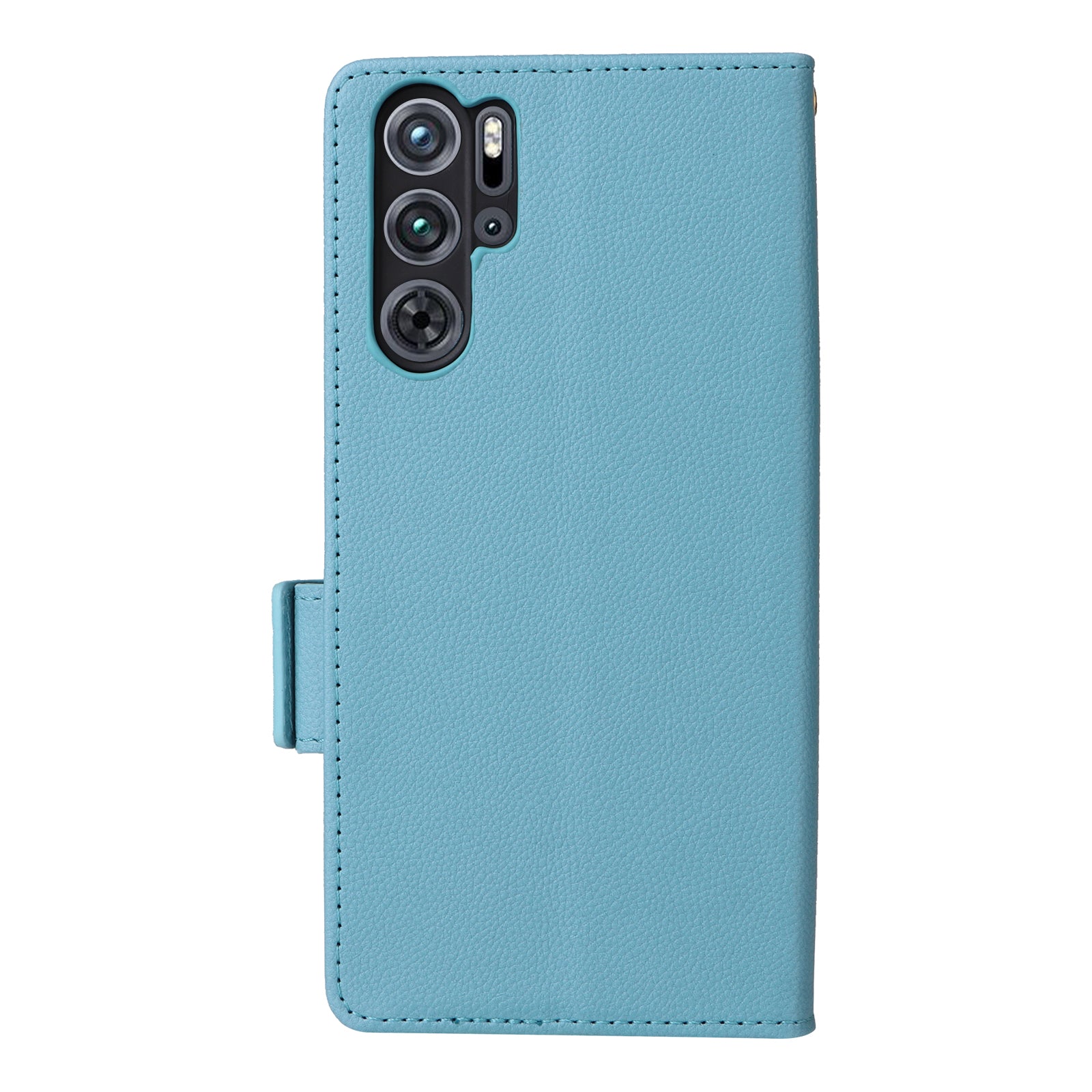 For ZTE nubia Red Magic 9 Pro 5G / 9 Pro+ 5G Phone Folio Case Litchi Texture Wallet Cover - Baby Blue For ZTE nubia Red Magic 9 Pro 5G / 9 Pro+ 5G Phone Folio Case Litchi Texture Wallet Cover - Baby Blue
